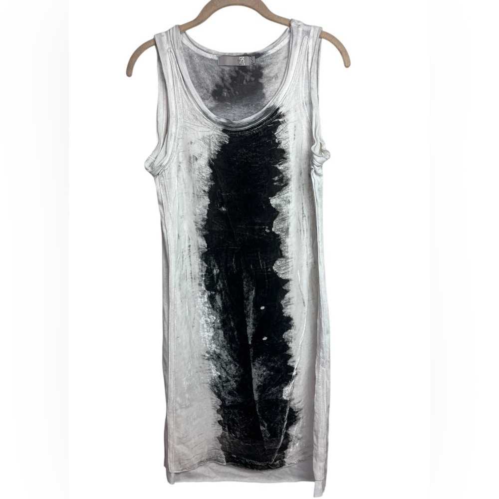 Nola Crushed Velvet Sleeveless Grunge Dress Size Small